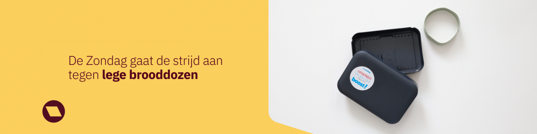    De Zondag gaat strijd aan tegen lege brooddozen